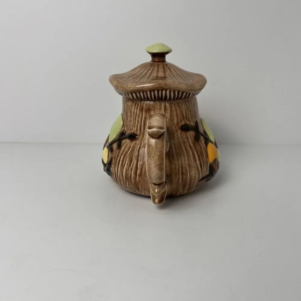 VTG Arnel's Mushroom Teapot Dark Lid Salt & Pepper Shaker Set Ceramic - Picture 9 of 16